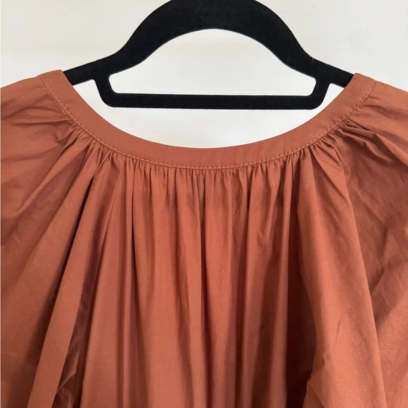 New Staud Elegant Brown Maxi Dress size 4 - Picture 5 of 8